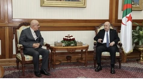 السيد رئيس الجمهورية  عبد المجيد تبون يستقبل السيد سي الهاشمي عصاد الأمين العام للمحافظة السامية للأمازيغية