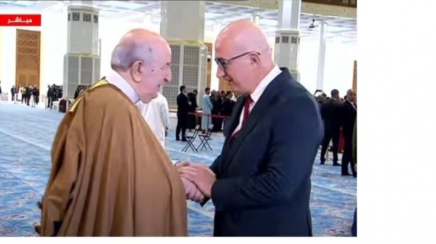السيد الأمين العام للمحافظة السامية للأمازيغية يقدم  تهاني العيد  لرئيس الجمهورية  السيد عبد المجيد تبون