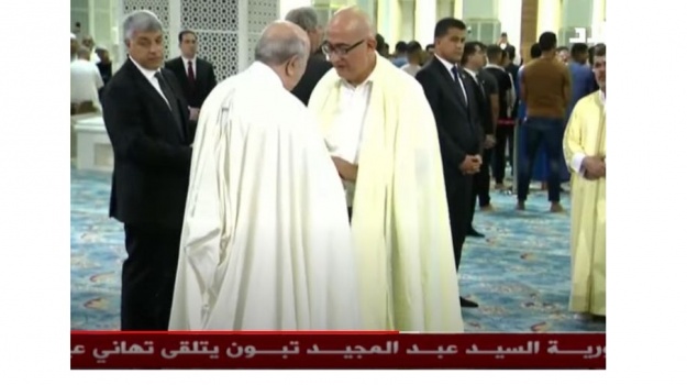السيد سي الهاشمي عصاد، الأمين العام للمحافظة السامية للأمازيغية، يتبادل تهاني العيد مع رئيس الجمهورية  السيدعبد المجيد تبون، بمناسبة عيد الاضحى المبارك.