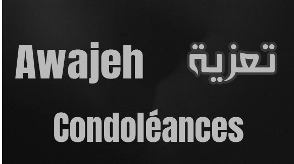 CONDOLÈANCES